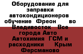 Оборудование для заправки автокондиционеров, обучение. Фреон R134aво Владивосток - Все города Авто » Автохимия, ГСМ и расходники   . Крым,Ферсманово